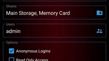 SMB Server (Samba) скриншот 5