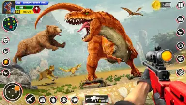 Wild Dinosaur Hunting Attack скриншот 7