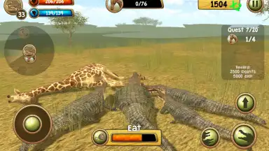 Wild Crocodile Simulator 3D скриншот 2