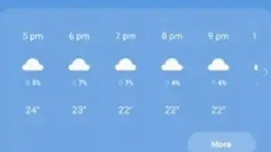 Samsung Weather скриншот 4