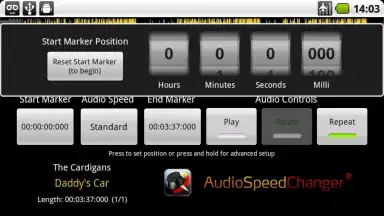 Audio Speed Changer скриншот 2