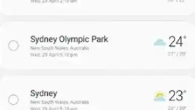 Samsung Weather скриншот 3