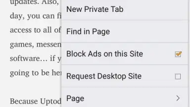 Adblock Browser скриншот 6