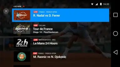 Eurosport Player скриншот 11
