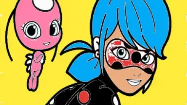Coloring Ladybug & Blackcat скриншот 4