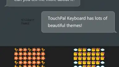 Android L Lime TouchPal Theme скриншот 1