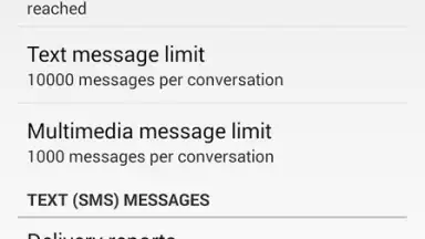 SMS Messaging (AOSP) скриншот 2