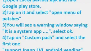 Lucky Patcher Tips скриншот 3
