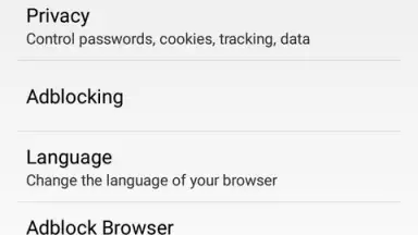 Adblock Browser скриншот 4