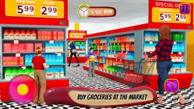 Virtual Mother Life Simulator - Baby Care Games 3D скриншот 5