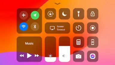 Control Center iOS 17 скриншот 1