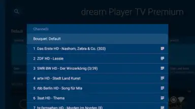 dream Player IPTV for Android TV скриншот 4