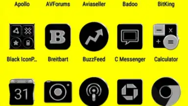 Black Icon Pack Free скриншот 7
