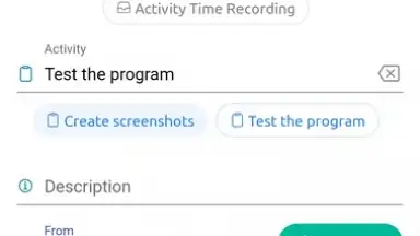 aTimeRecording - Online Time Tracking скриншот 7