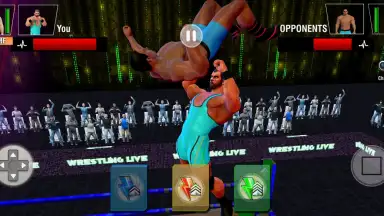 Tag Team Wrestling Games: Mega Cage Ring Fighting скриншот 4