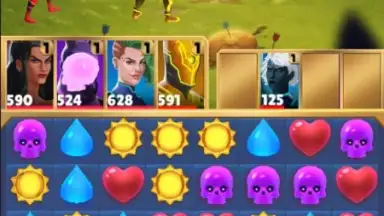 Puzzle Clash Heroes: Neolympia скриншот 3