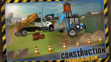 Construction Trucker 3D Sim скриншот 2