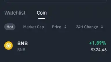 Binance скриншот 5