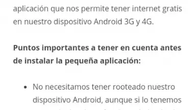 Internet Gratis 4G скриншот 1