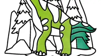 Dino Coloring Game скриншот 7