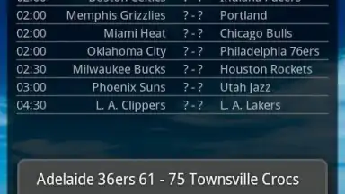 Basketball Livescore Widget скриншот 15