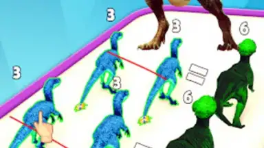 Dinosaur Merge Battle Fight скриншот 3