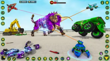 Bull Robot Car Game: Robot Game скриншот 2