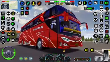 City Bus Driving Game Bus Game скриншот 1