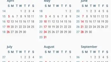 aCalendar скриншот 1