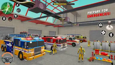 Rescue Fire Truck Simulator 3D скриншот 2