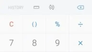 Samsung Calculator скриншот 2