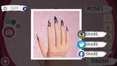 Cute Nail Art Designs Game 3D скриншот 2