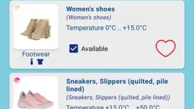 Weather and Wardrobe Assistant скриншот 8