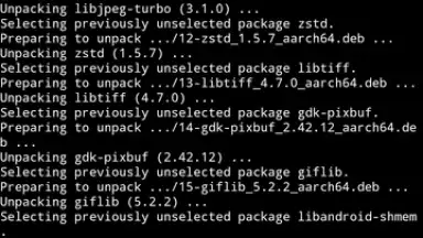 Termux скриншот 4
