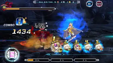 BLAZBLUE ALTERNATIVE DARKWAR скриншот 1
