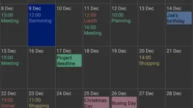 Touch Calendar Free скриншот 6
