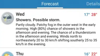Au Weather Free скриншот 10