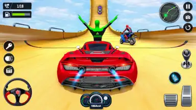 Superhero Car Stunt- Car Games скриншот 4