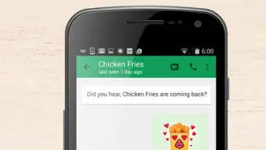 Chicken Fries Keyboard скриншот 2