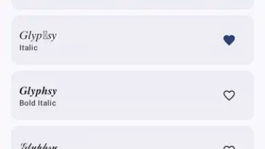 Glyphsy – Stylish Keyboard скриншот 2