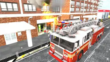 Crazy FireTruck скриншот 1