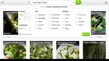 Recipes & Nutrition скриншот 2