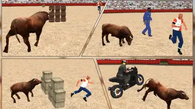 Angry Bull Attack Arena Sim 3D скриншот 13