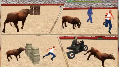 Angry Bull Attack Arena Sim 3D скриншот 8