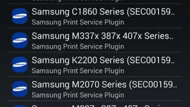 Samsung Print Service Plugin скриншот 6