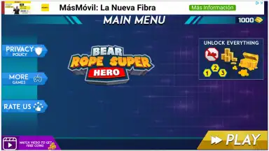Bear Rope Hero Vice Town скриншот 1