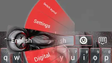Emo Angel Keyboard скриншот 4