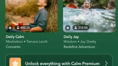 Calm - Sleep, Meditate, Relax скриншот 3