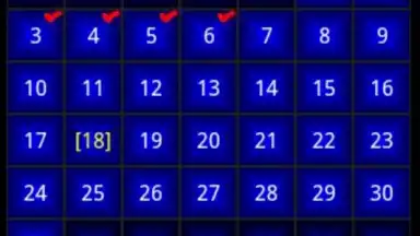 Flower calendar (free) скриншот 1