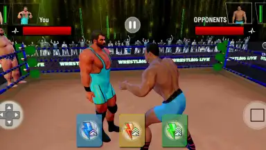 Tag Team Wrestling Games: Mega Cage Ring Fighting скриншот 9